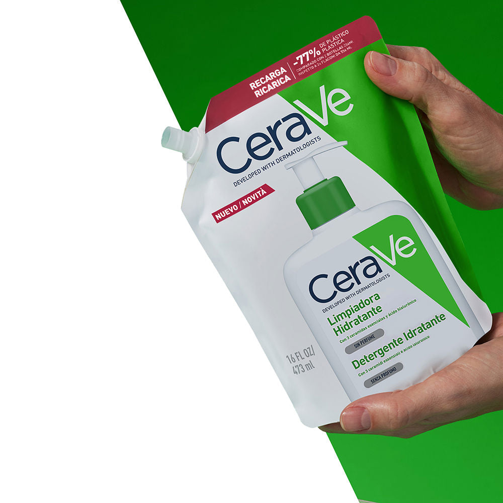 Cerave Creme de Limpeza Hidratante Pele Normal a Seca Recarga 473ml