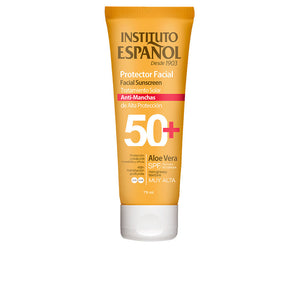 Instituto Español Protetor solar facial tratamento antimanchas fps 50+ 75 ml