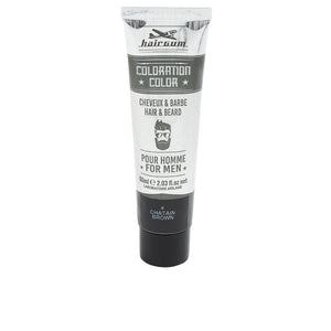 Hairgum Coloração barba e cabelo colorido #4-castanha 60 gr