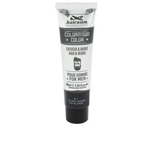 Hairgum Coloração barba e cabelo colorido #6.1-loiro acinzentado 60 gr