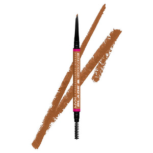 Nyx Professional Make Up Lápis de sobrancelha blade & shade nano #01-ash loiro 1 unidade