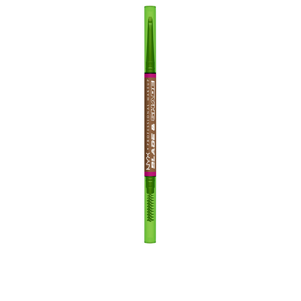 Nyx Professional Make Up Lápis de sobrancelha blade & shade nano #02-blonde 1 unidade