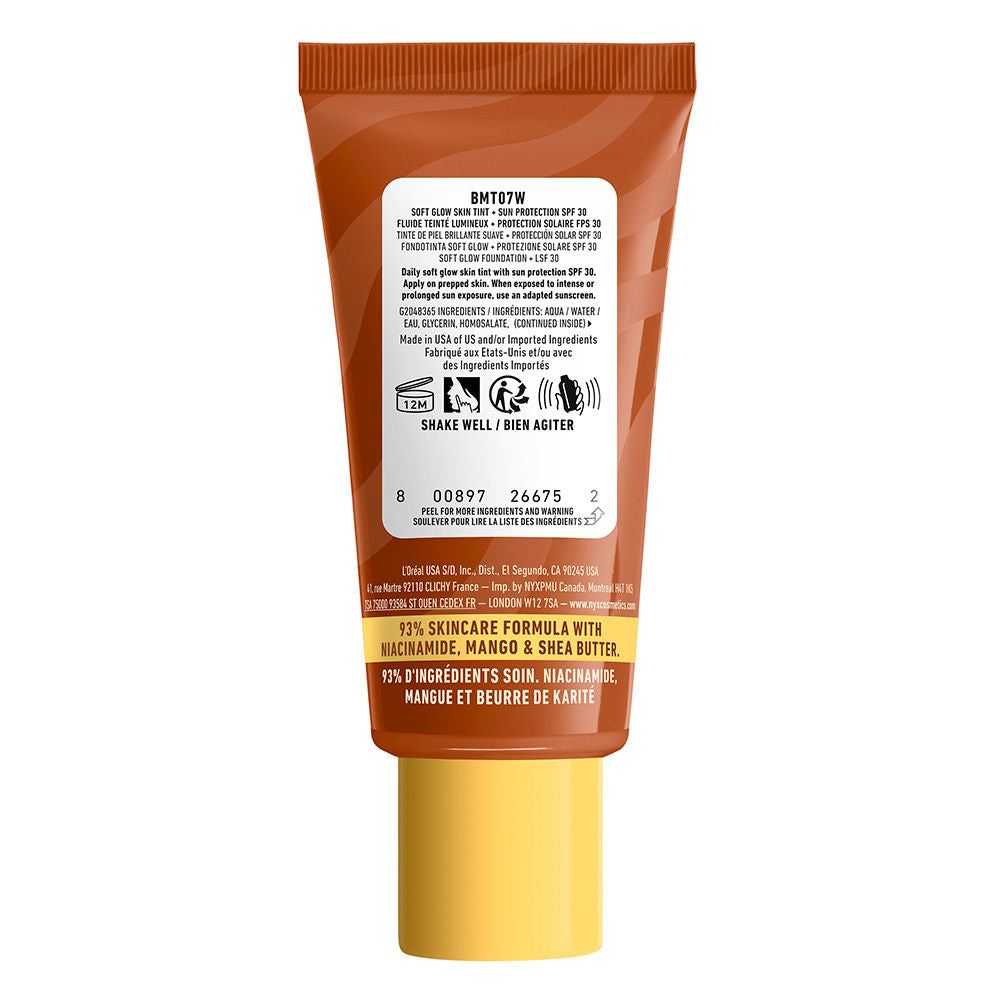 Nyx Professional Make Up Esmalte de manteiga protetor solar colorido + fps 30 #07-toffee manteiga 30 ml