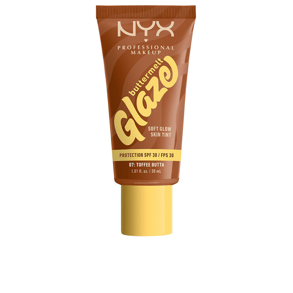 Nyx Professional Make Up Esmalte de manteiga protetor solar colorido + fps 30 #07-toffee manteiga 30 ml