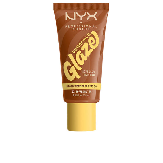 Nyx Professional Make Up Esmalte de manteiga protetor solar colorido + fps 30 #07-toffee manteiga 30 ml