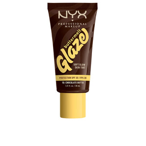 Nyx Professional Make Up Esmalte de manteiga protetor solar matiz + fps 30 #10 - manteiga de chocolate 30 ml