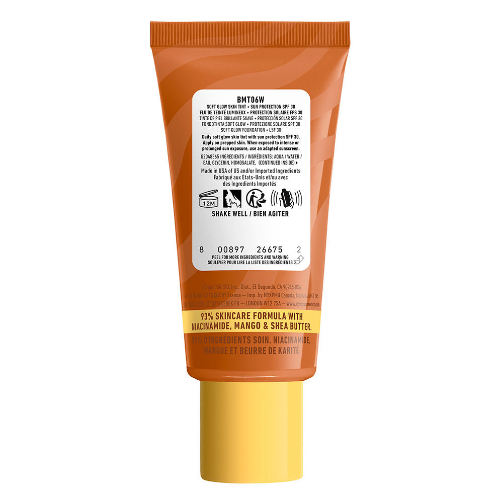 Nyx Professional Make Up Esmalte de manteiga protetor solar colorido + fps 30 #06-praline manteiga 30 ml