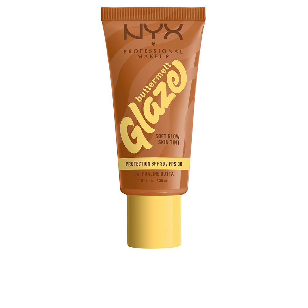 Nyx Professional Make Up Esmalte de manteiga protetor solar colorido + fps 30 #06-praline manteiga 30 ml