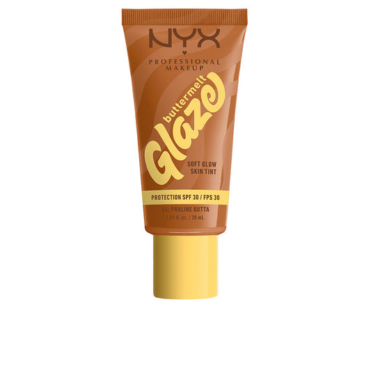 Nyx Professional Make Up Esmalte de manteiga protetor solar colorido + fps 30 #06-praline manteiga 30 ml
