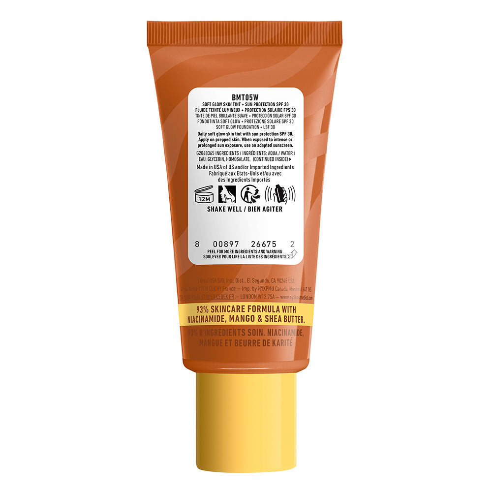 Nyx Professional Make Up Esmalte de manteiga protetor solar com cor + fps 30 #05-chai manteiga 30 ml