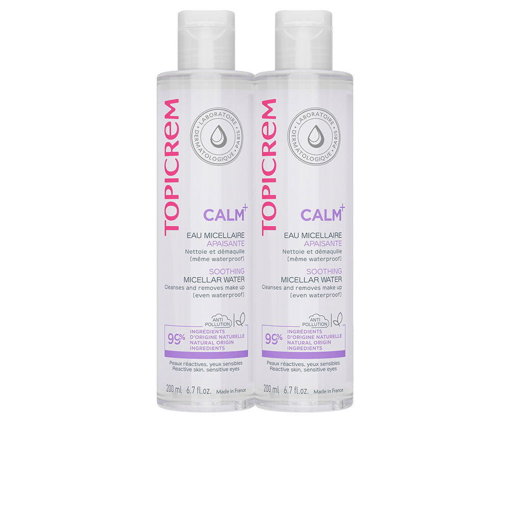 Topicrem Pacote de água micelar calmante calm+ 2 x 200 ml