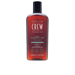 American Crew Xampu 3 em 1 camomila + pinho 450 ml