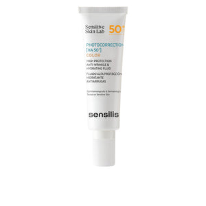 Sensilis Fotocorreção [ha 50+] Fluido Hidratante e Antirrugas com Cor SPF50+ 50ml
