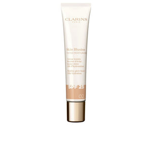Clarins Skin illusion tinted moisturizer tratamento antienvelhecimento com cor e brilho fps 25 #02 40 ml
