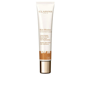 Clarins Skin illusion tinted moisturizer tratamento antienvelhecimento com cor e brilho fps 25 #06 40 ml