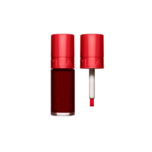 Clarins Mancha de água batom hidratante fosco #09-deep água vermelha 7 ml
