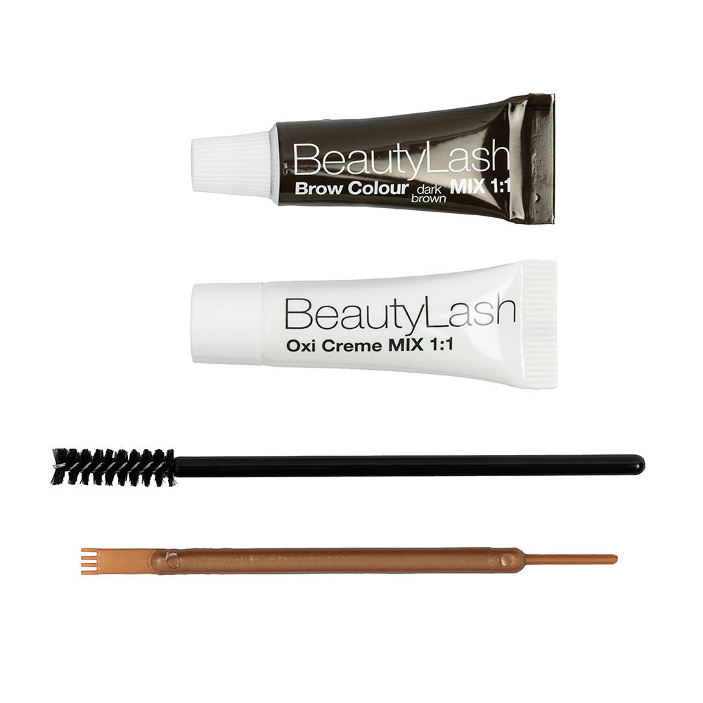 Refectocil Conjunto de coloração para sobrancelhas beautylash pro brow color #castanho escuro 1 unidade