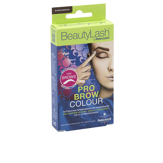 Refectocil Conjunto de coloração para sobrancelhas beautylash pro brow color #castanho escuro 1 unidade