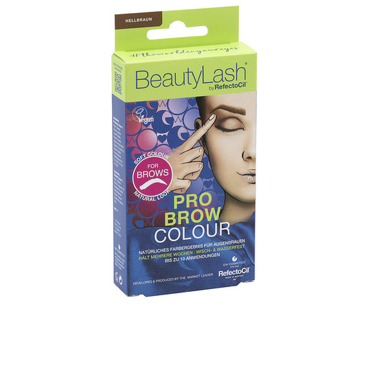 Refectocil Conjunto de coloração para sobrancelhas beautylash pro brow color #castanho claro 1 unidade