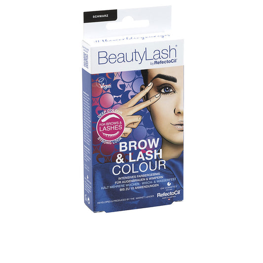 Refectocil Conjunto de coloração para sobrancelhas e cílios beautylash brow & lash color #preto 1 unidade