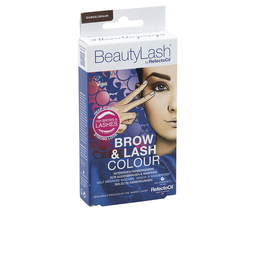 Refectocil Beautylash brow & lash color kit tinte cejas y pestañas #castaño escuro 1 u