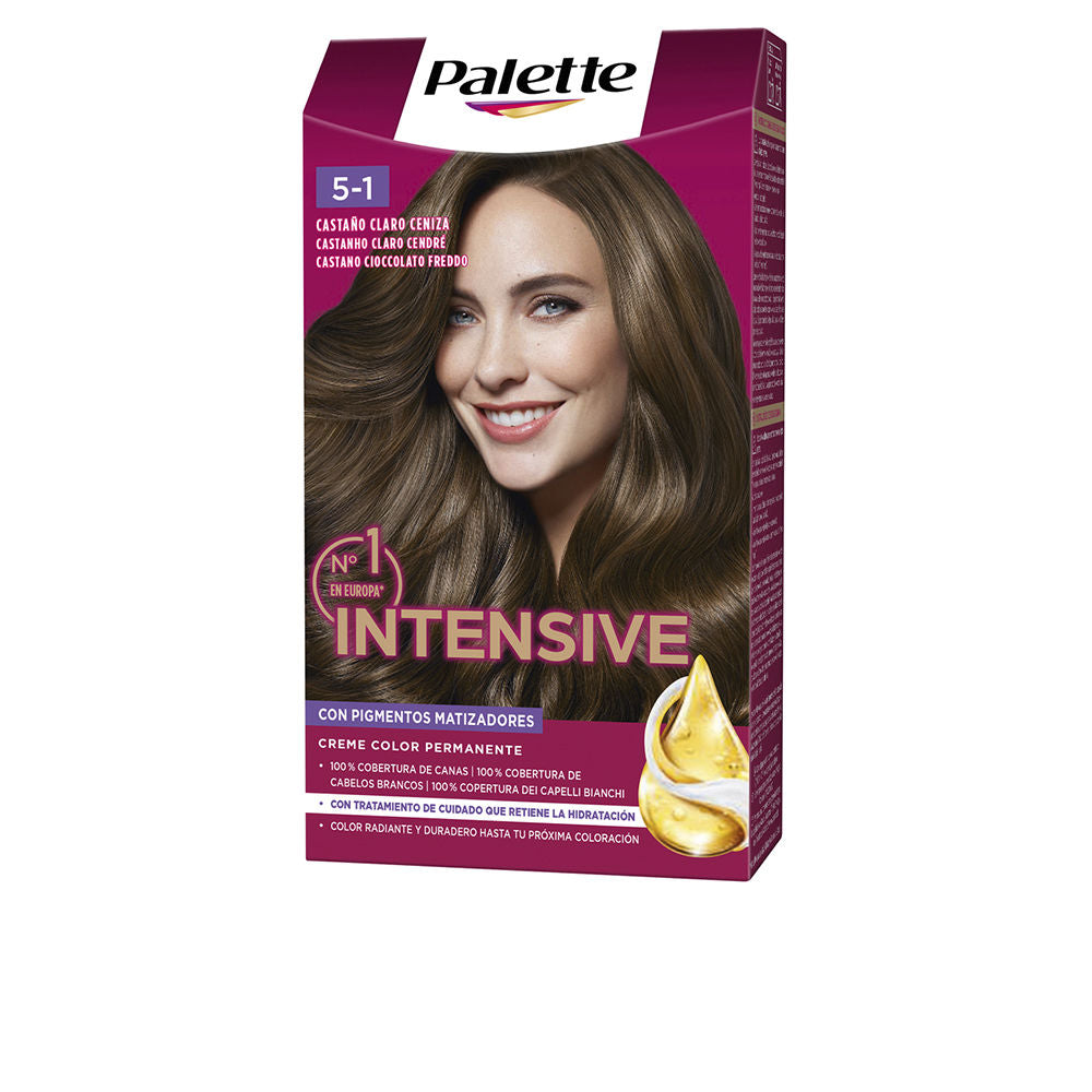 Palette Paleta intensa tintura #5.1-castanho claro acinzentado 1 unidade