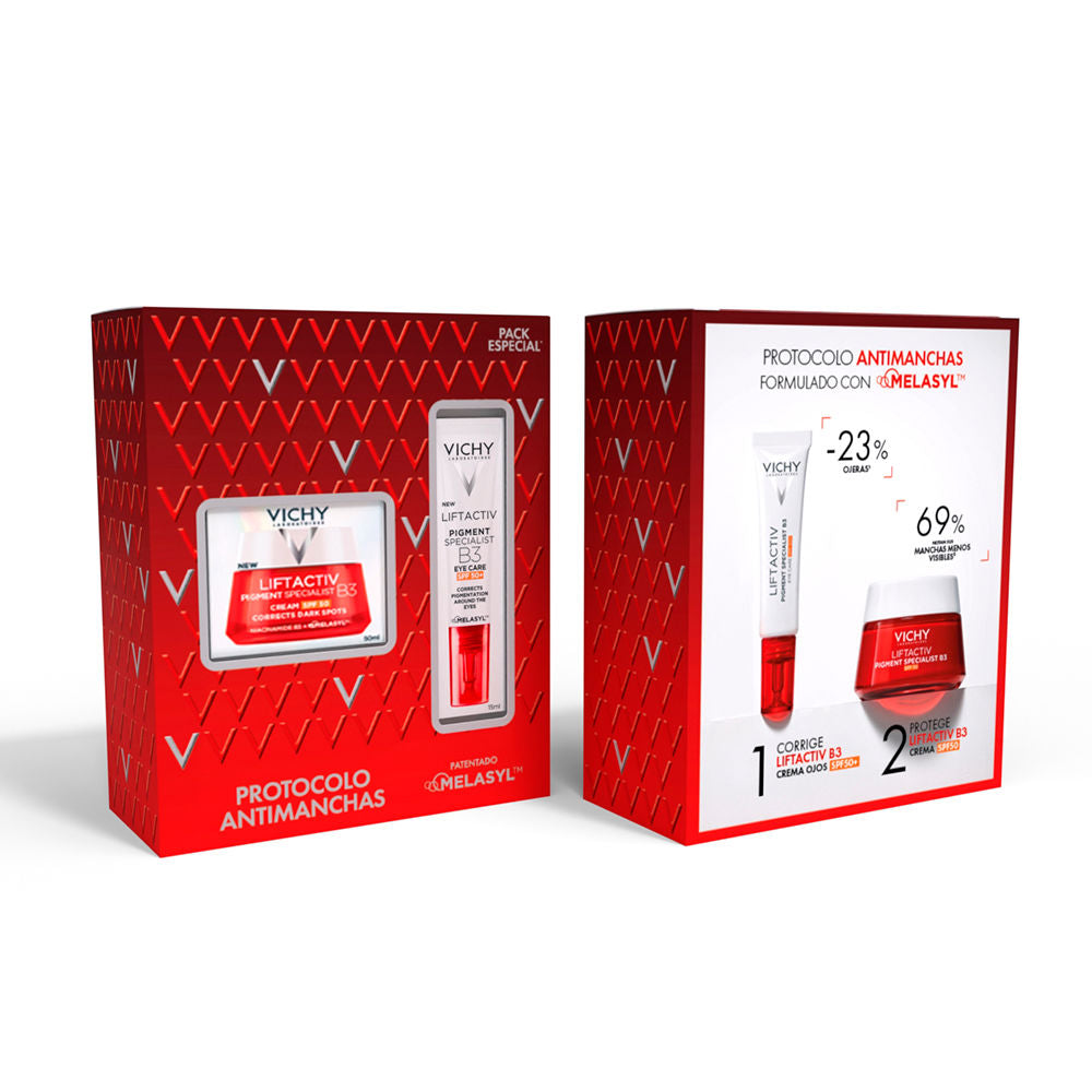 Vichy Liftactiv b3 creme diurno anti-manchas fps 50, pacote com 2