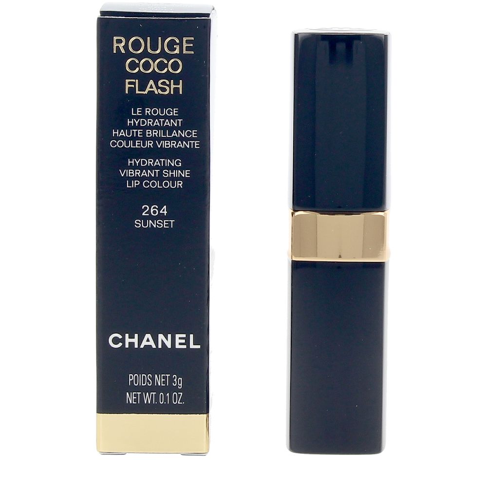 Chanel Rouge Coco Flash Bálsamo Labial Hidratante de Brilho Vibrante 264 Sunset 3g