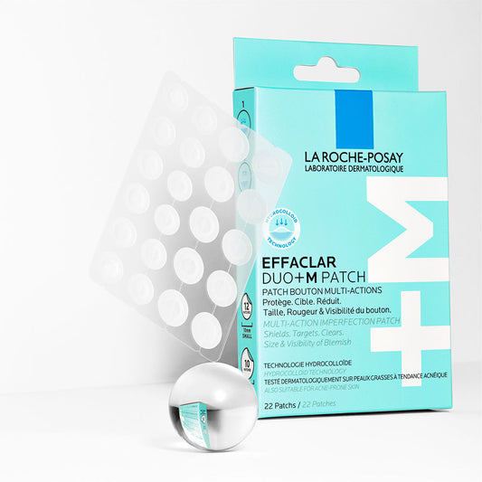 La Roche Posay Effaclar duo+m adesivos invisíveis antimanchas e anti-marcas 22 unidades