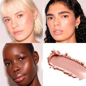 Rimmel London Brilho híbrido multistick #320-kiss my glow 1 unidade