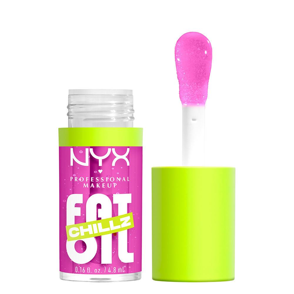 Nyx Professional Make Up Brilho labial fat oil chillz #strawberry slush 4,8 ml