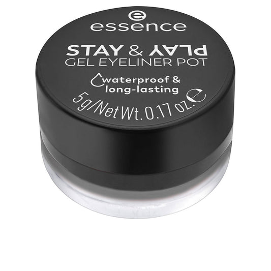Essence Delineador em gel fique e jogue nº 01 - preto 5g