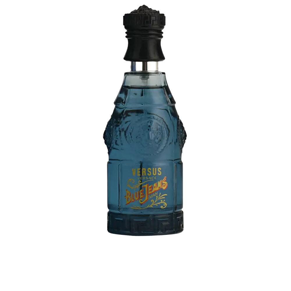Versace Blue jeans eau de vaporizador de banheiro 75 ml