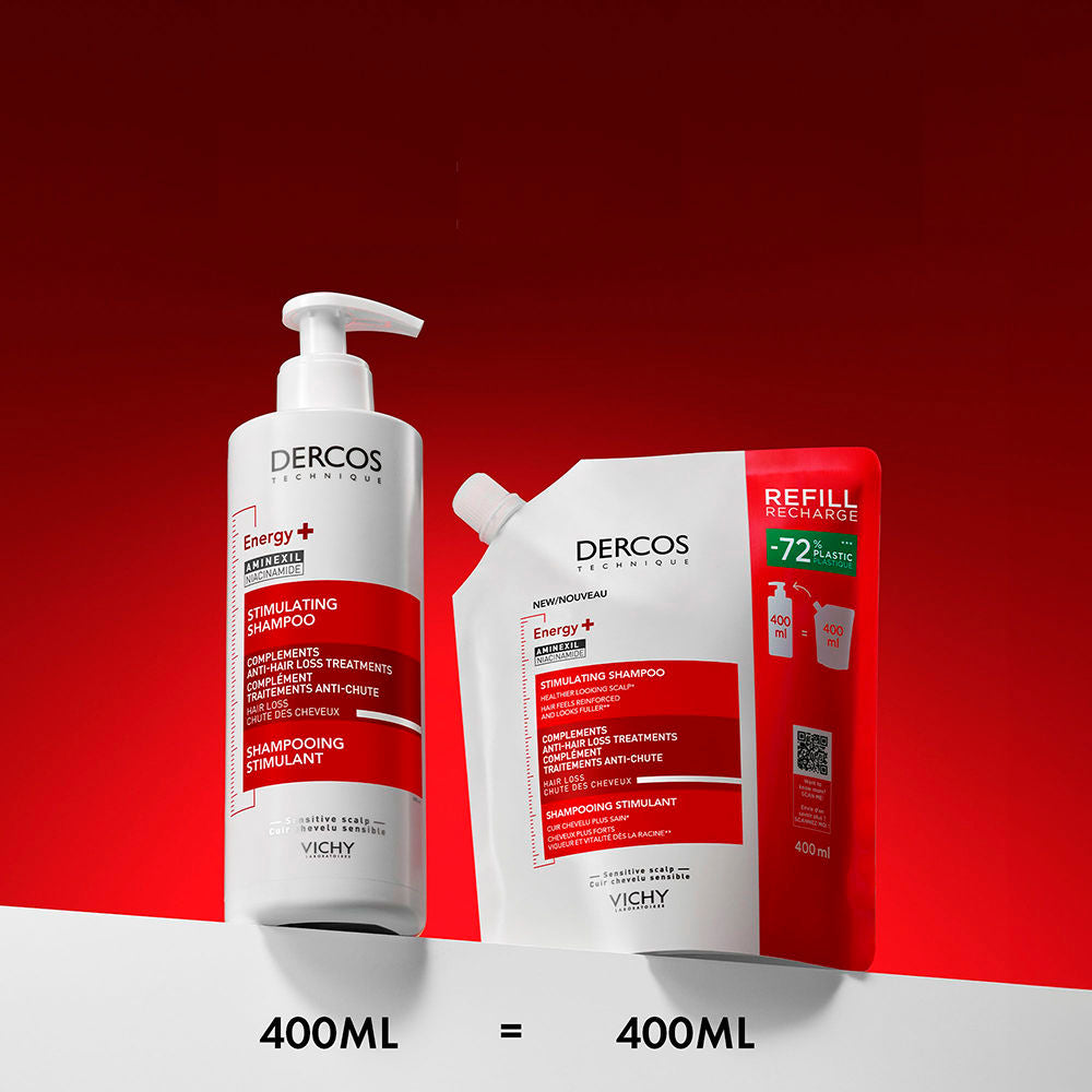 Vichy Dercos Energy+ Champô Estimulante Eco-Recarga 400ml