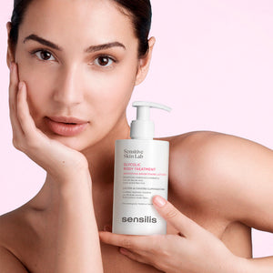 Sensilis Tratamento corporal glicólico loção corporal iluminadora e suavizante 200 ml