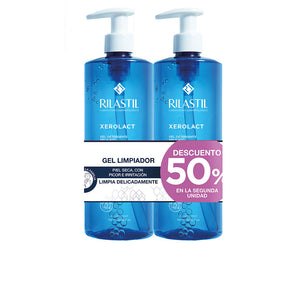 Rilastil Xerolact gel de limpeza suave e protetor embalagem de 2 x 750 ml