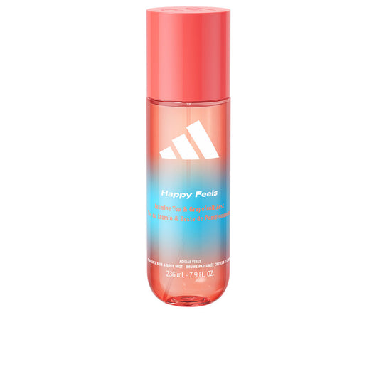 Adidas Vibes sentimentos felizes fragrância spray para cabelo e corpo 236 ml