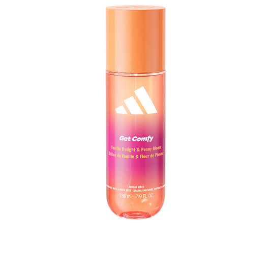 Adidas Spray vibes get confortável para cabelo e corpo com fragrância 236 ml