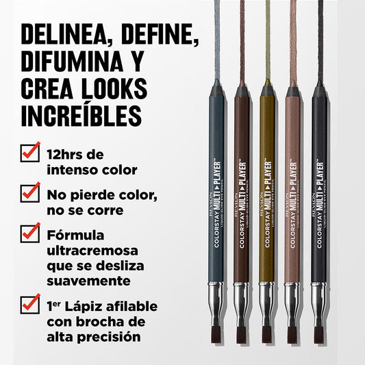 Revlon Mass Market Delineador colorstay multiplayer #405-fortress 1 unidade