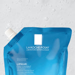 La Roche Posay Gel de banho fisiológico lipikar indicado para peles sensíveis e secas, recarga de 400 ml