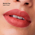 Clinique Pop Batom de Longa Duração Acetinado 33 Mocha Pop 3.9g
