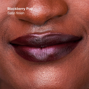 Clinique Batom pop longa viagem cetim #blackberry pop 1 unidade
