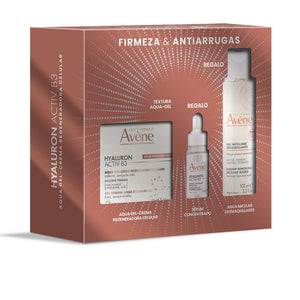 Avène Hyaluron activ b3 aqua gel - creme + água micelar + sérum conjunto 3 unidades