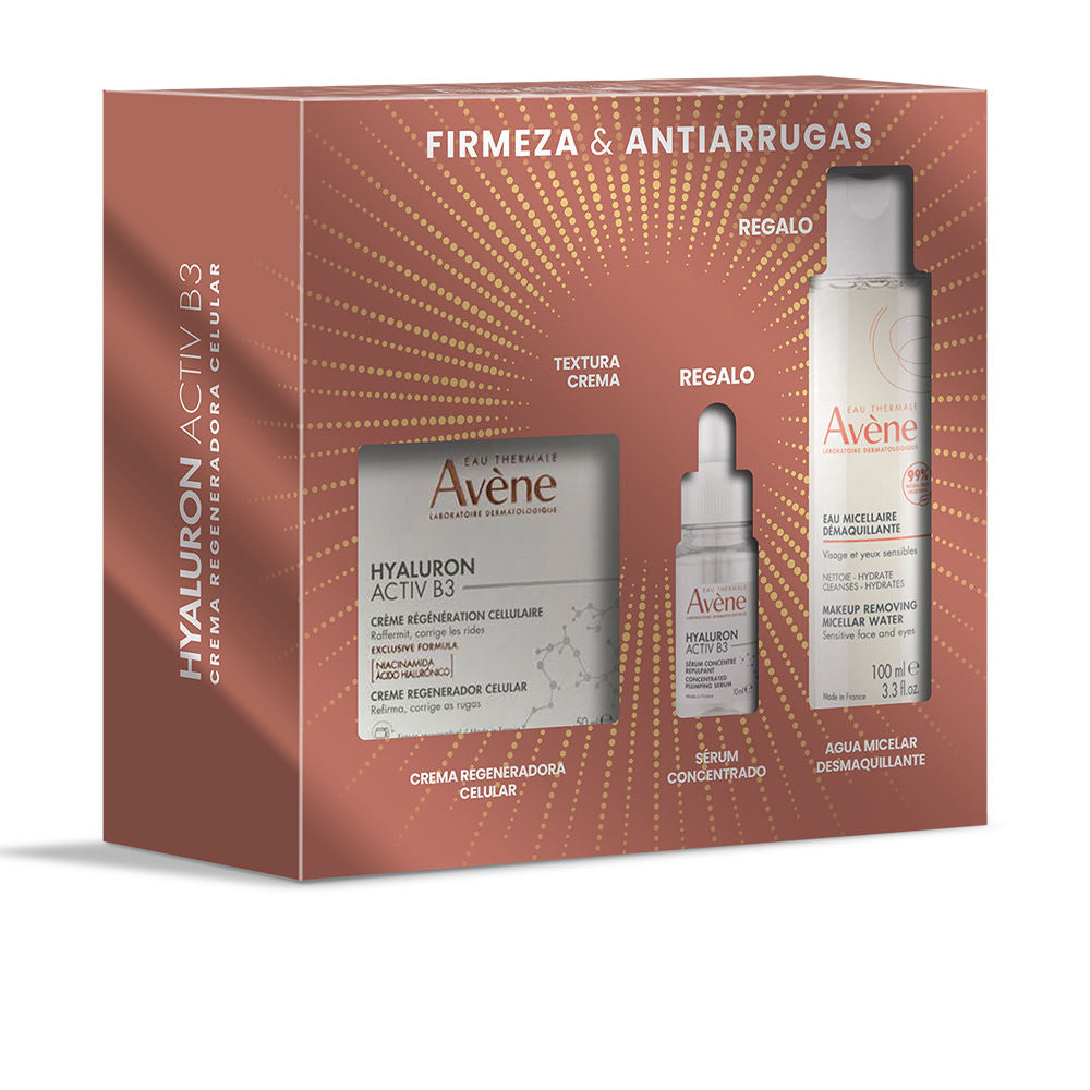 Avène Creme hyaluron activ b3 + água miclear + soro hab3 estojo 3 unid.