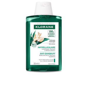 Klorane Galanga shampoo anticaspa para couro cabeludo 200 ml