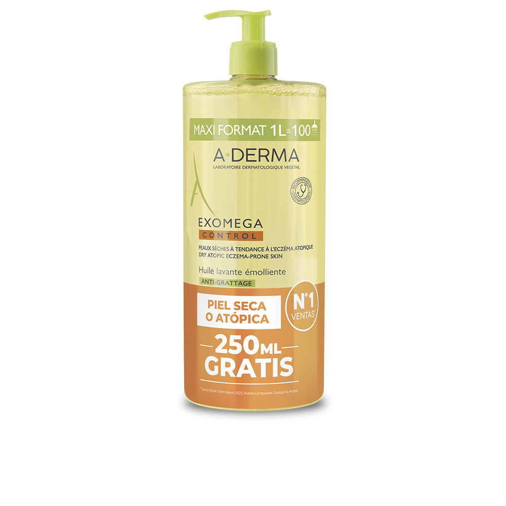 A-Derma Óleo de banho emoliente exomega control 1000 ml