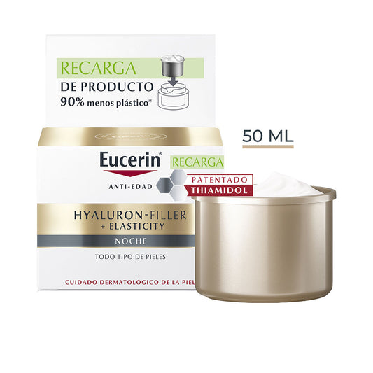 Eucerin Hyaluron filler + elasticidade noturna reabastecer 50 ml