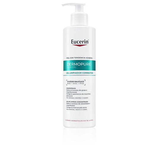 Eucerin Dermopure clinical gel limpador corretor 400 ml