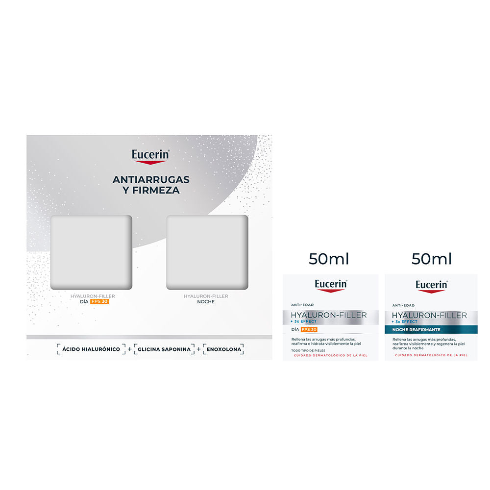 Eucerin Conjunto de preenchimento com ácido hialurônico diâmetro e noite, 2 unidades