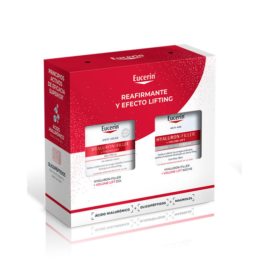 Eucerin Preenchimento de hialuron + elevador de volume día piel normal mixta estuche 2 pz